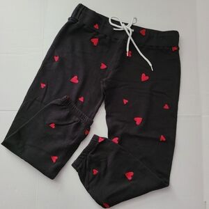 Monrow Embroidered Lounge Wear Bottoms